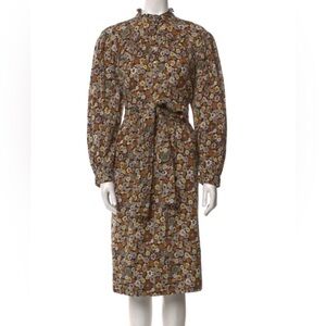 Antik Batik Colline Moody Floral Midi Dress | XS NWT